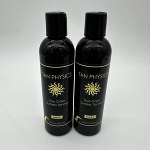 NEW Set-2 Tan Physics True Color Sunless Self Tanner Tanning Lotion Formula 12